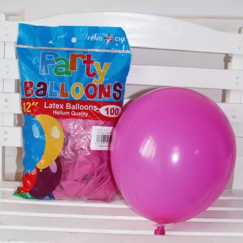 12" Windmill Balloons | Birthday &amp; Wedding Room Decor | 3D Heart Braided Balloon Chain