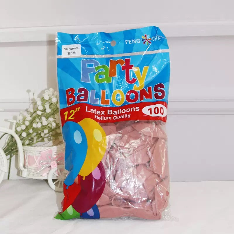 12" Windmill Balloons | Birthday &amp; Wedding Room Decor | 3D Heart Braided Balloon Chain