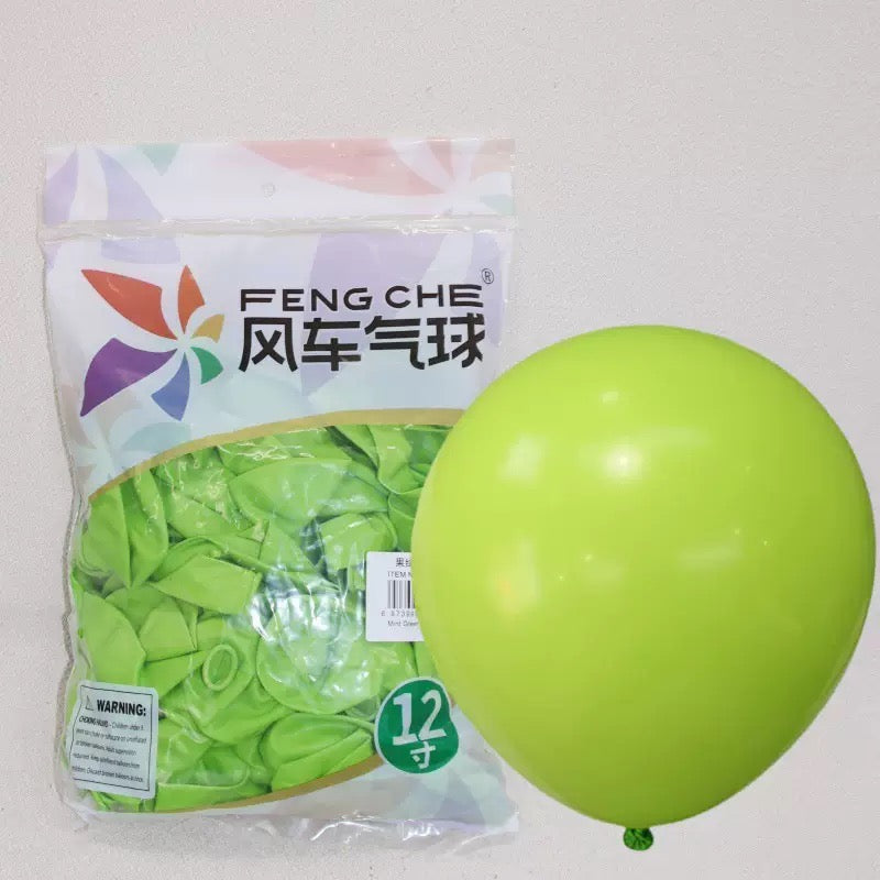 12" Windmill Balloons | Birthday &amp; Wedding Room Decor | 3D Heart Braided Balloon Chain