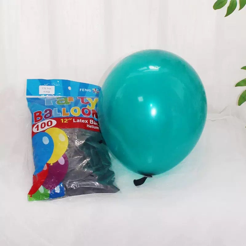 12 Inch Latex Balloons for Birthday Party ; Wedding Decor, 3D Heart Woven Balloon Garland