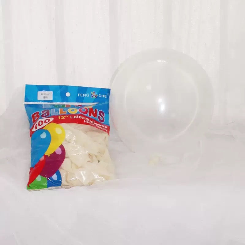 12 Inch Latex Balloons for Birthday Party ; Wedding Decor, 3D Heart Woven Balloon Garland