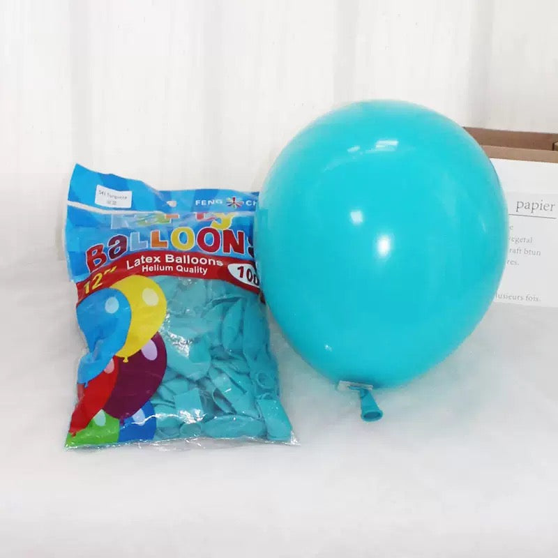 12 Inch Latex Balloons for Birthday Party ; Wedding Decor, 3D Heart Woven Balloon Garland