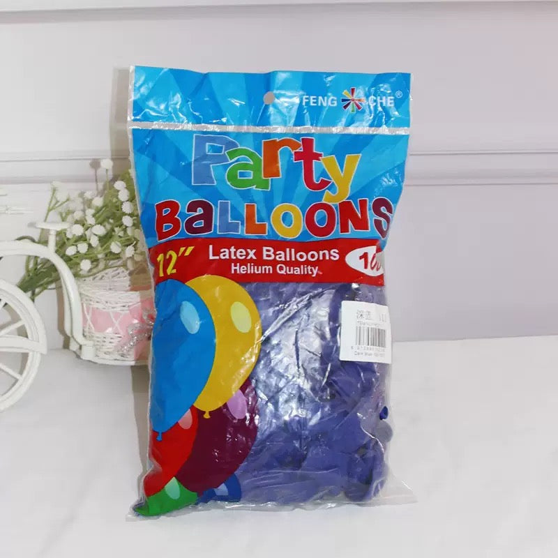 12" Windmill Balloons | Birthday &amp; Wedding Room Decor | 3D Heart Braided Balloon Chain
