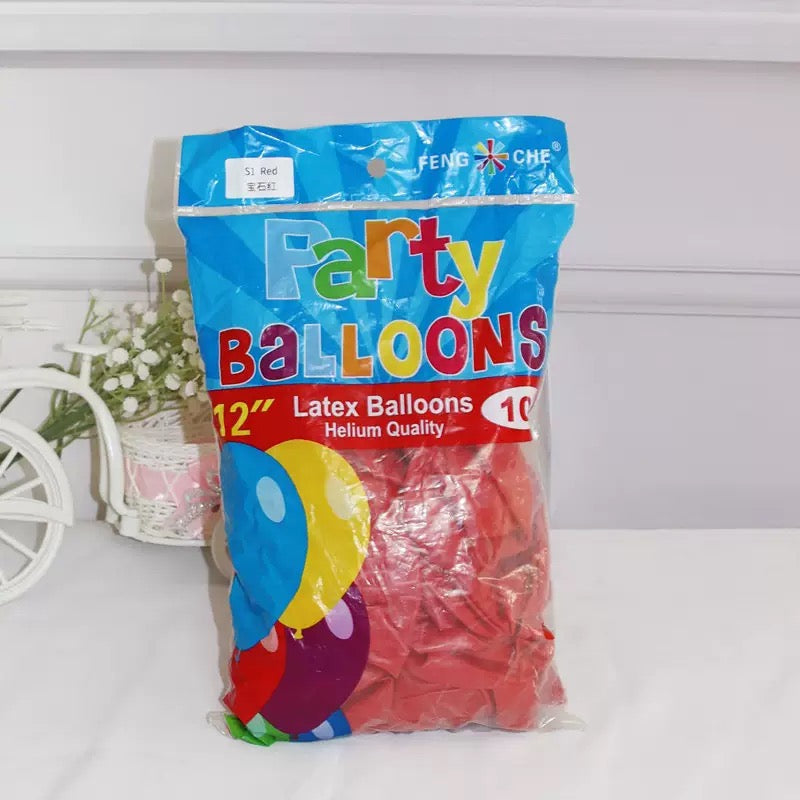 12 Inch Latex Balloons for Birthday Party ; Wedding Decor, 3D Heart Woven Balloon Garland