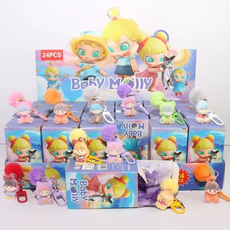 Cartoon Trendy Mystery Box Toys Surprise Blind Bags 3D Resin Cute Mini Figures Creative Ornaments Wholesale for Vendors Cute Resin Mini Figurines Blind Bag Surprise Toys拆拆乐 Style Trendy Collectible Desk Decor Bulk Wholesale for Cross-Border
