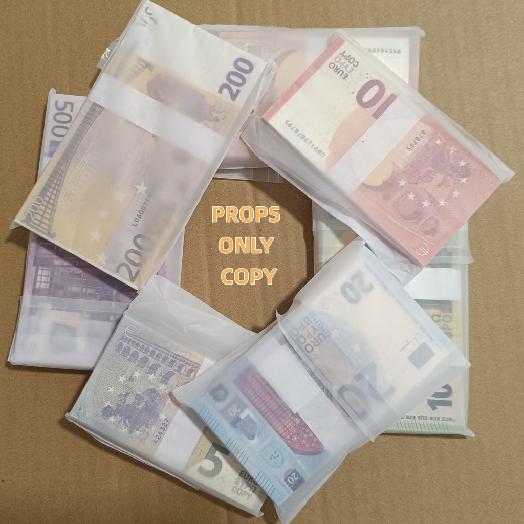 PROP MONEY EURO High Quality Notas De Dinheiro Dinheiro Euro Soldi Veri Euro Billetes G5 Euros Prop Money for Party Decoration