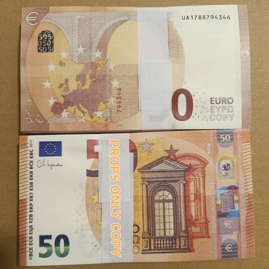 LASER High Quality Notas De Dinheiro Dinheiro Euro Soldi Veri Euro Billetes G5 Euros Prop Money for Party Decoration