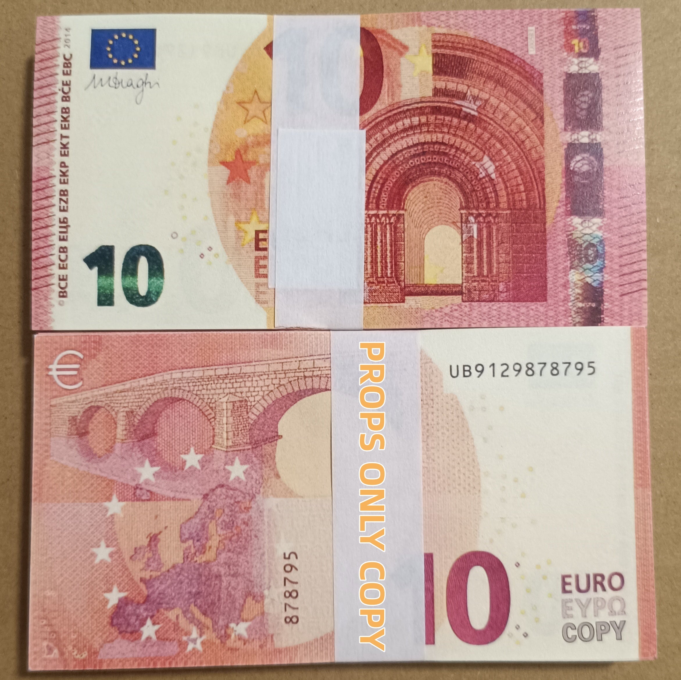 Euro Props for Latest Movie Shooting Party Wedding Easter Birthday Diwali-Handmade Non-Toxic Novelty Paper money