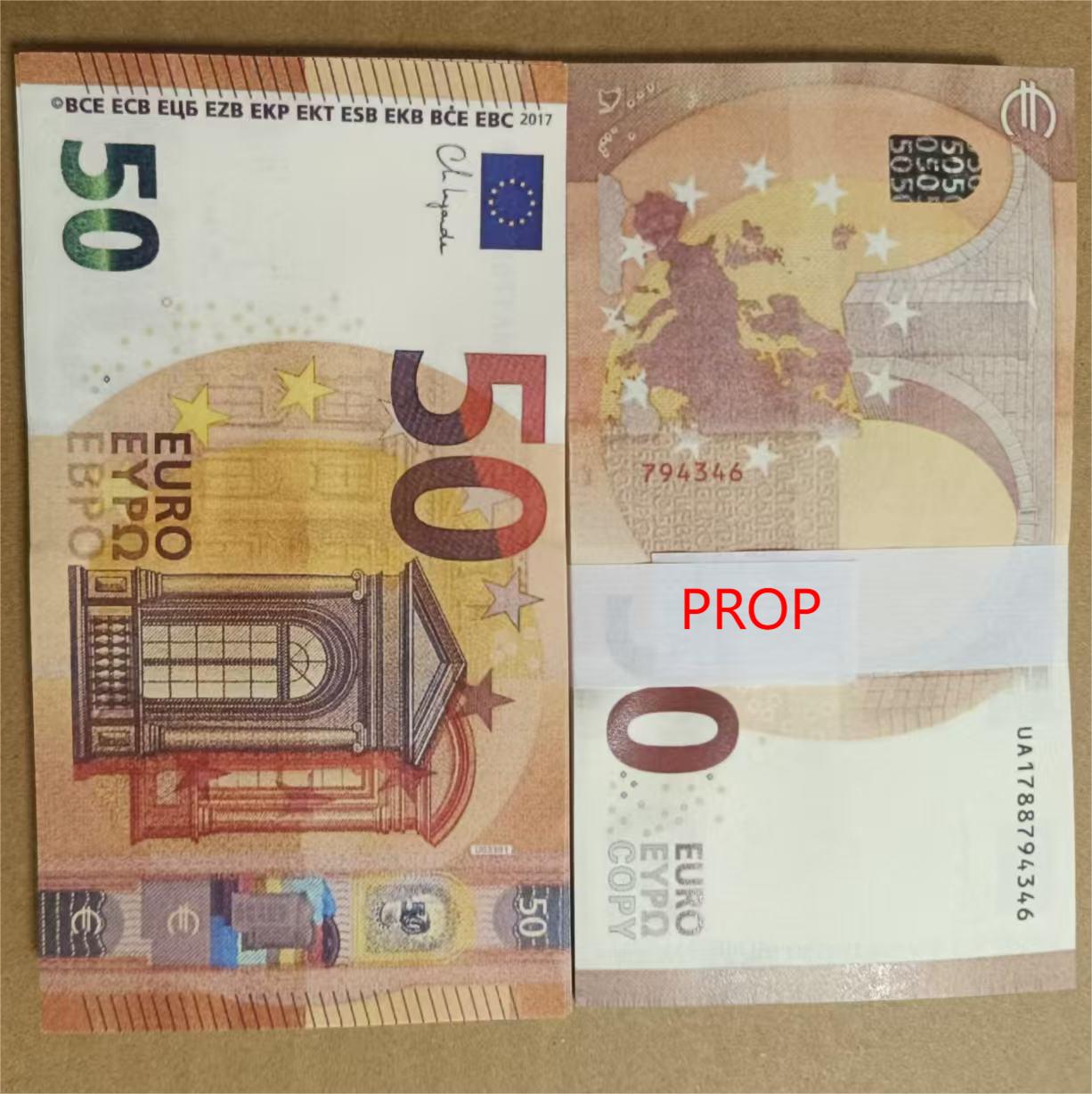 Game Movie Money Props Party Decor Eruos Banknote Bill Play Game Money Europe Money Decor