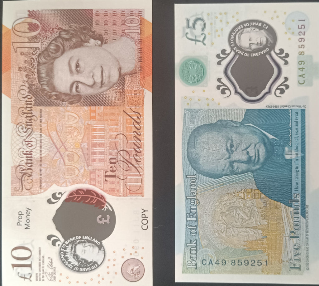 Polymer Movie Prop Money UK 5 10 20 50 British Pound GBP Notes Realistic Prop Money Gbp Pound for Wedding Party Decorations