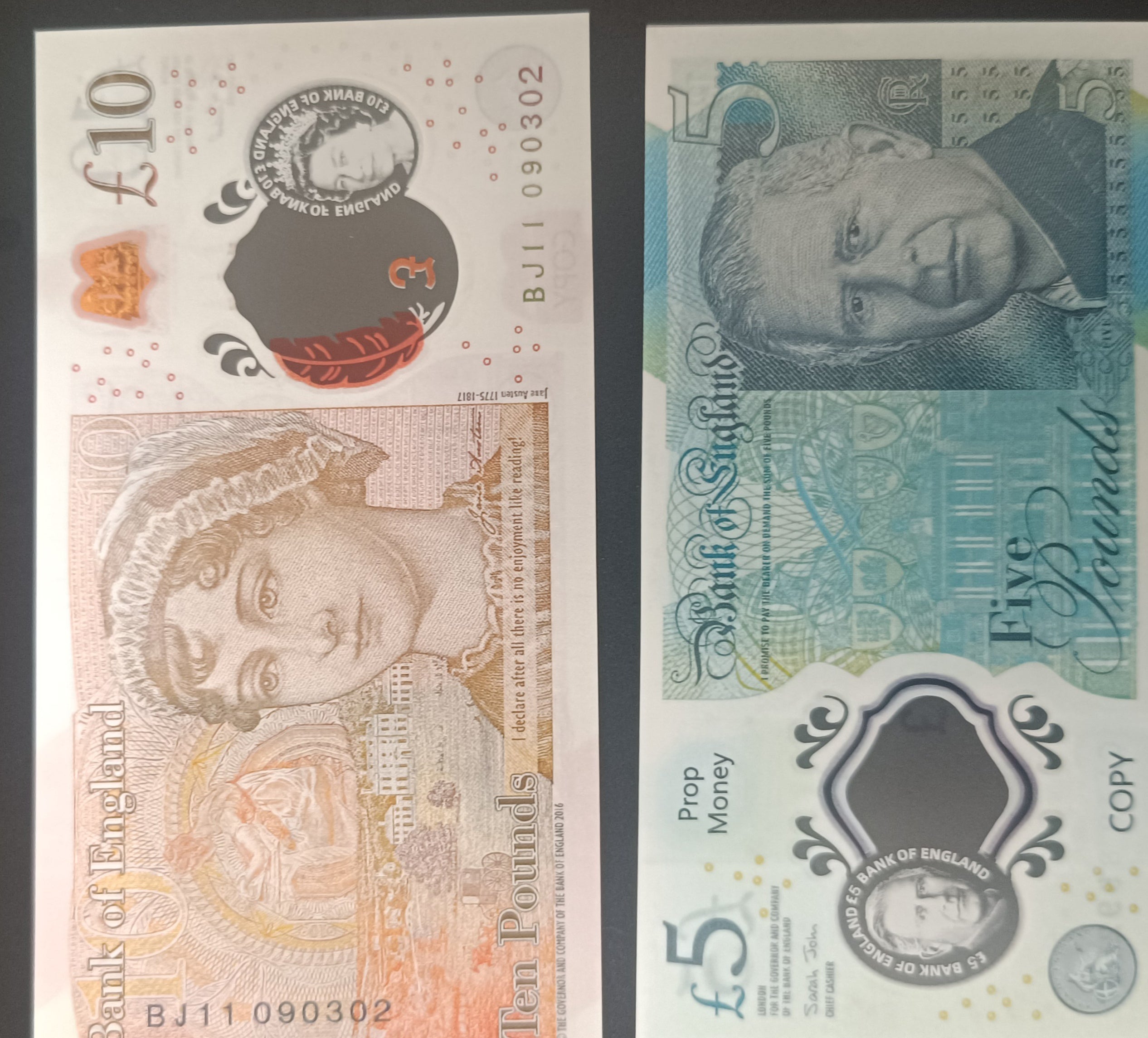 Polymer Movie Prop Money UK 5 10 20 50 British Pound GBP Notes Realistic Prop Money Gbp Pound for Wedding Party Decorations