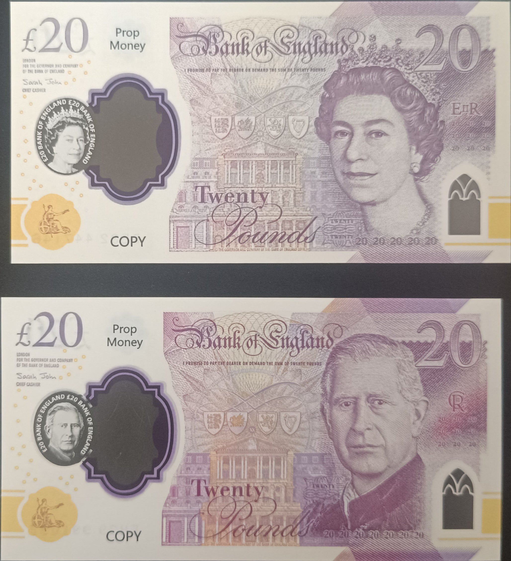 Polymer Movie Prop Money UK 5 10 20 50 British Pound GBP Notes Realistic Prop Money Gbp Pound for Wedding Party Decorations