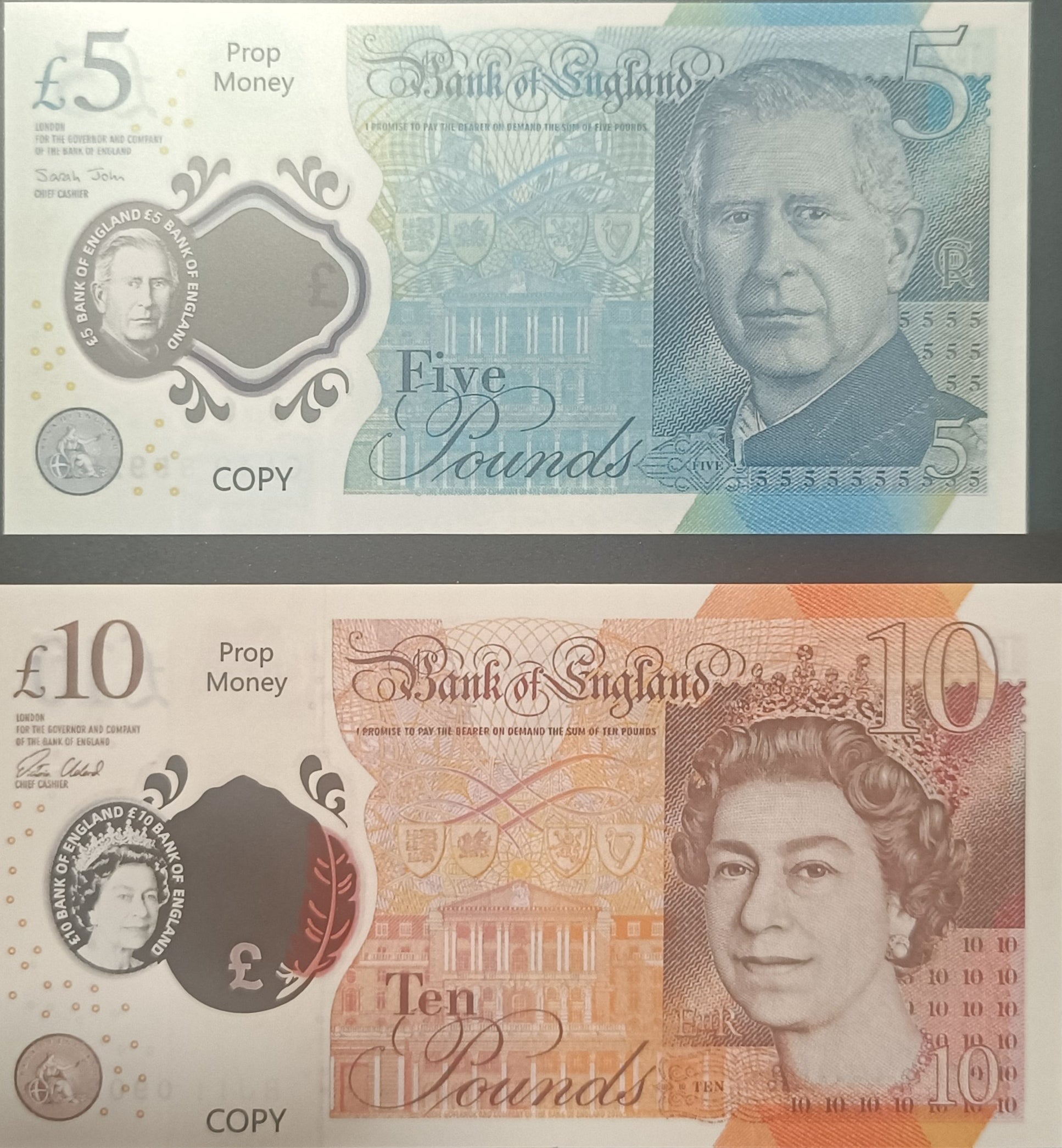 Polymer Movie Prop Money UK 5 10 20 50 British Pound GBP Notes Realistic Prop Money Gbp Pound for Wedding Party Decorations