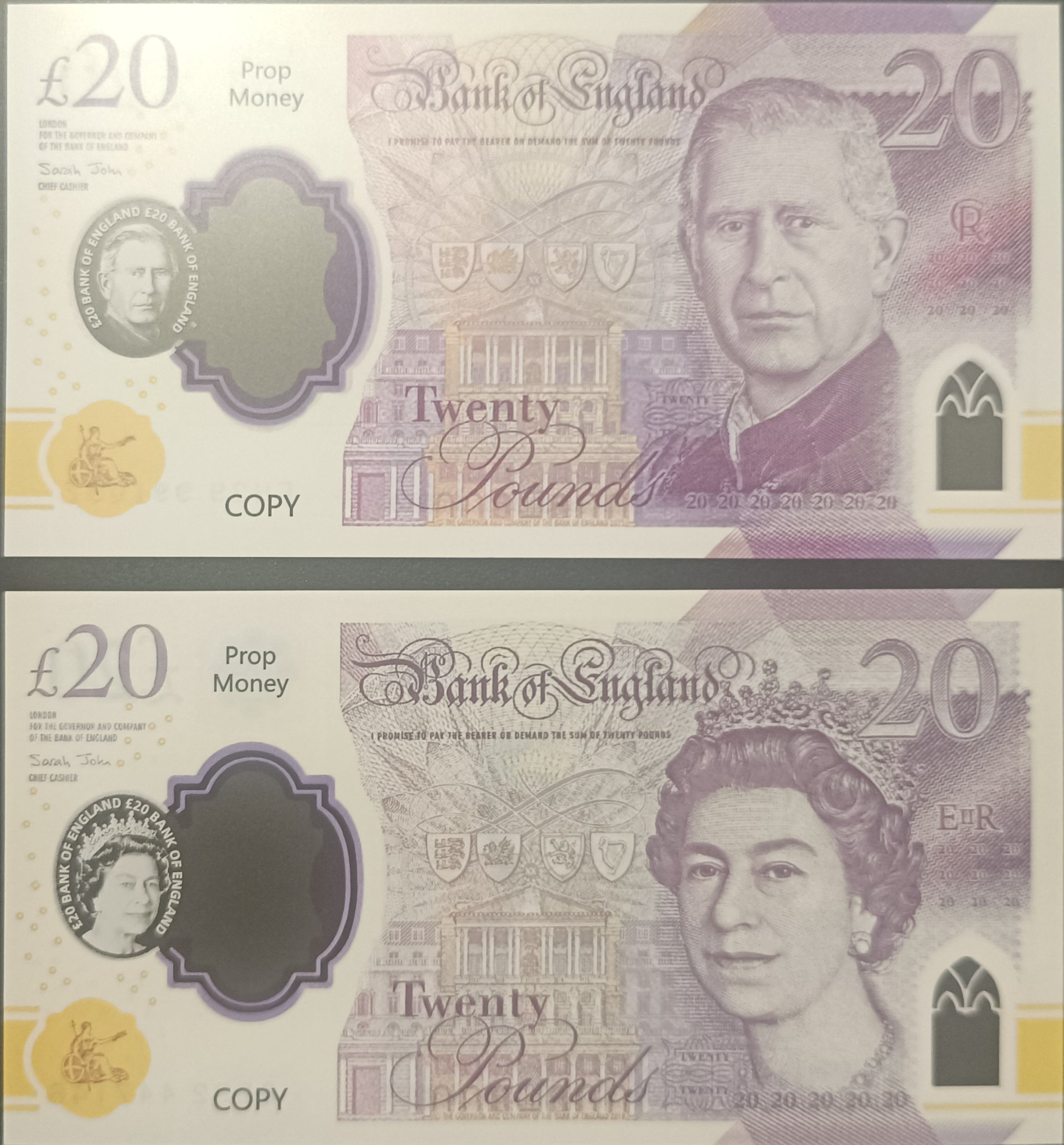 Best Quality Polyester Ultrathin Prop Money Bulk 0.08mm Plastic Notes 1000000 Pro Money Pounds Uk-polymer-prop-money