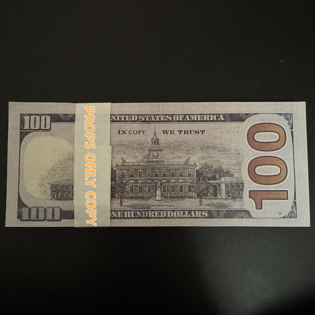 Durable US Prop Money Paper Laser Craft Dollar Props for Novelty Festivals Christmas & New Year Celebrations