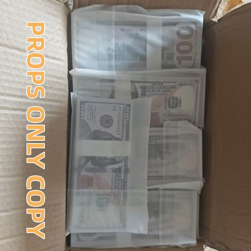 Durable US Prop Money Paper Laser Craft Dollar Props for Novelty Festivals Christmas & New Year Celebrations