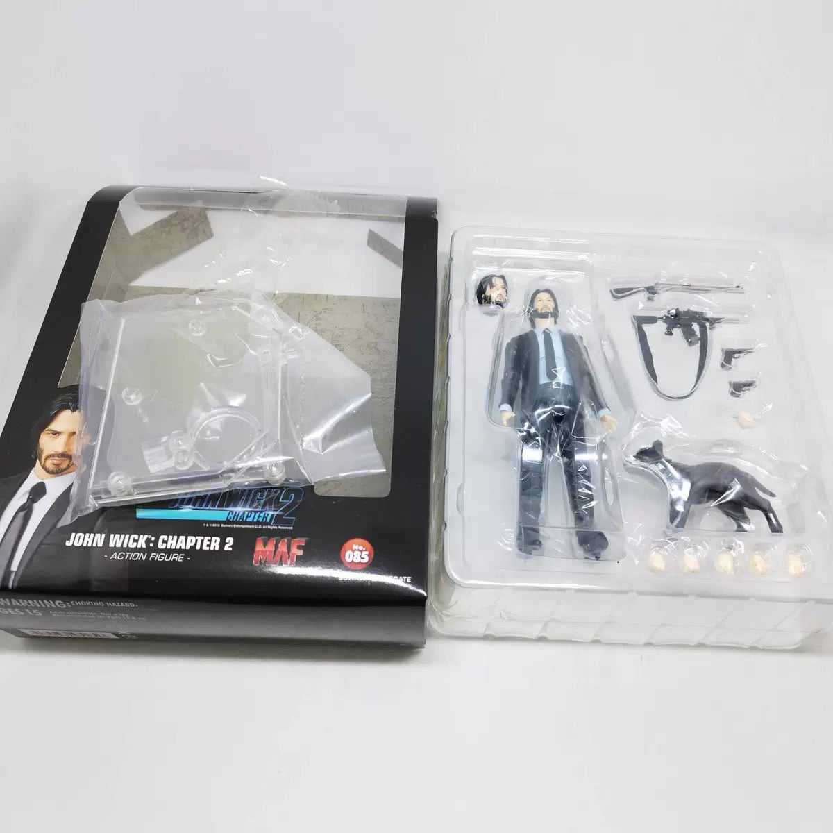 John Wick MAFEX 085 Articulated Figure Collectible Model Statue Desk Decor Gift Keanu Reeves Toys