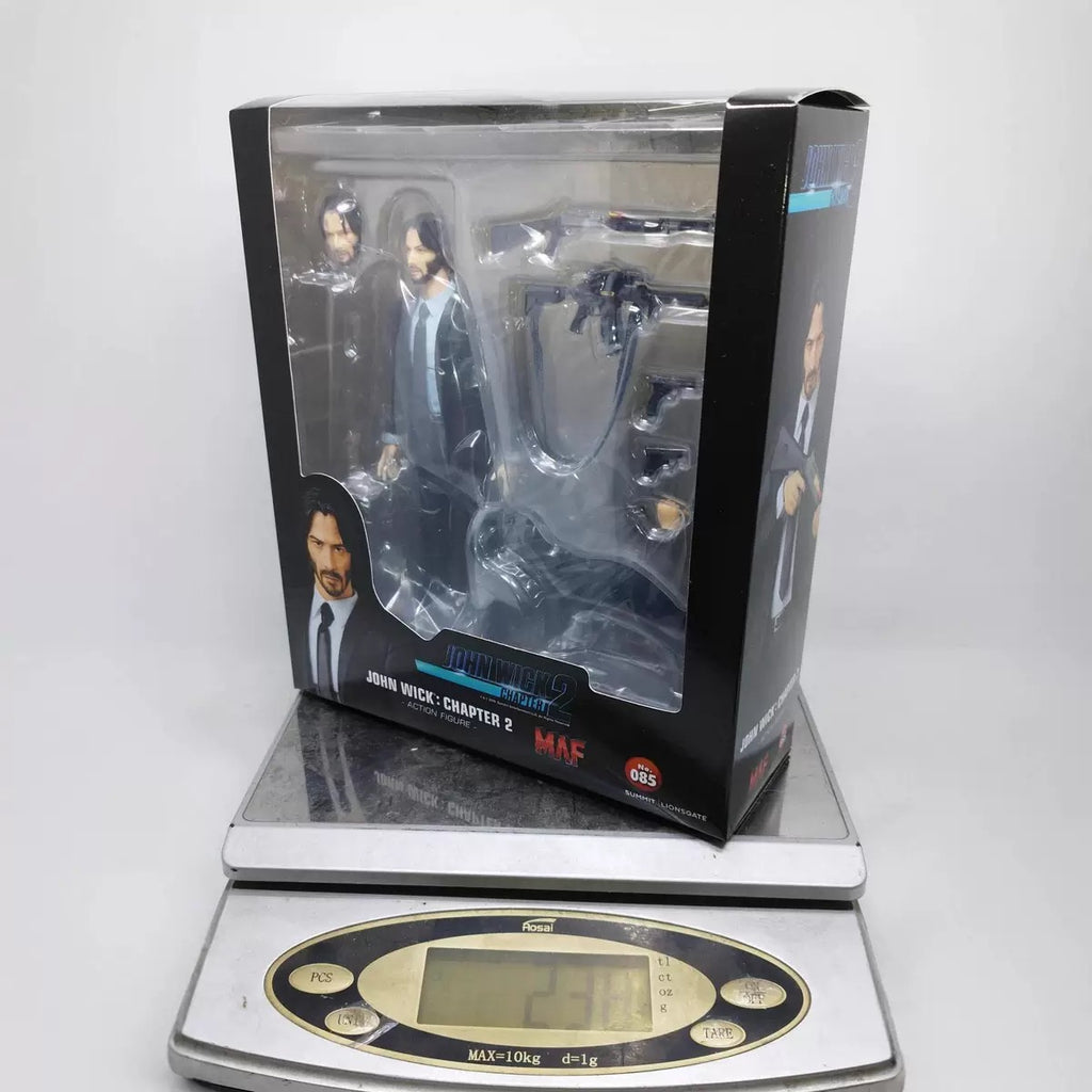 John Wick MAFEX 085 Articulated Figure Collectible Model Statue Desk Decor Gift Keanu Reeves Toys