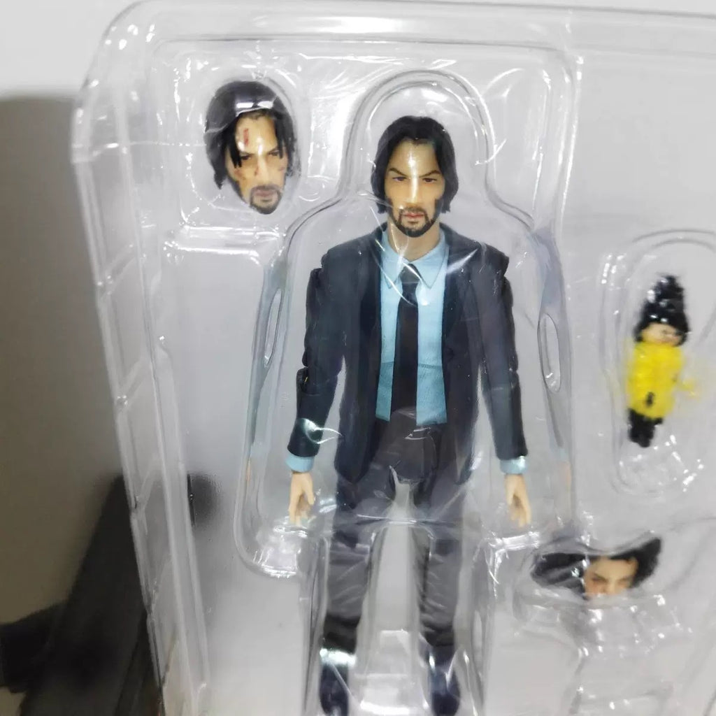 John Wick MAFEX 085 Articulated Figure Collectible Model Statue Desk Decor Gift Keanu Reeves Toys