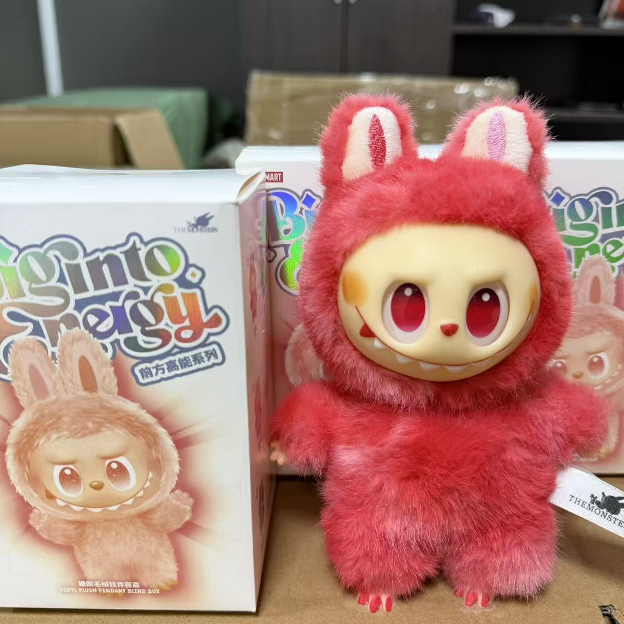 Hot Selling Labubu Generation 3 Cute Plush Doll Keychain Backpack Pendant Pop Mart Trendy Toy Claw Machine Prize In Stock