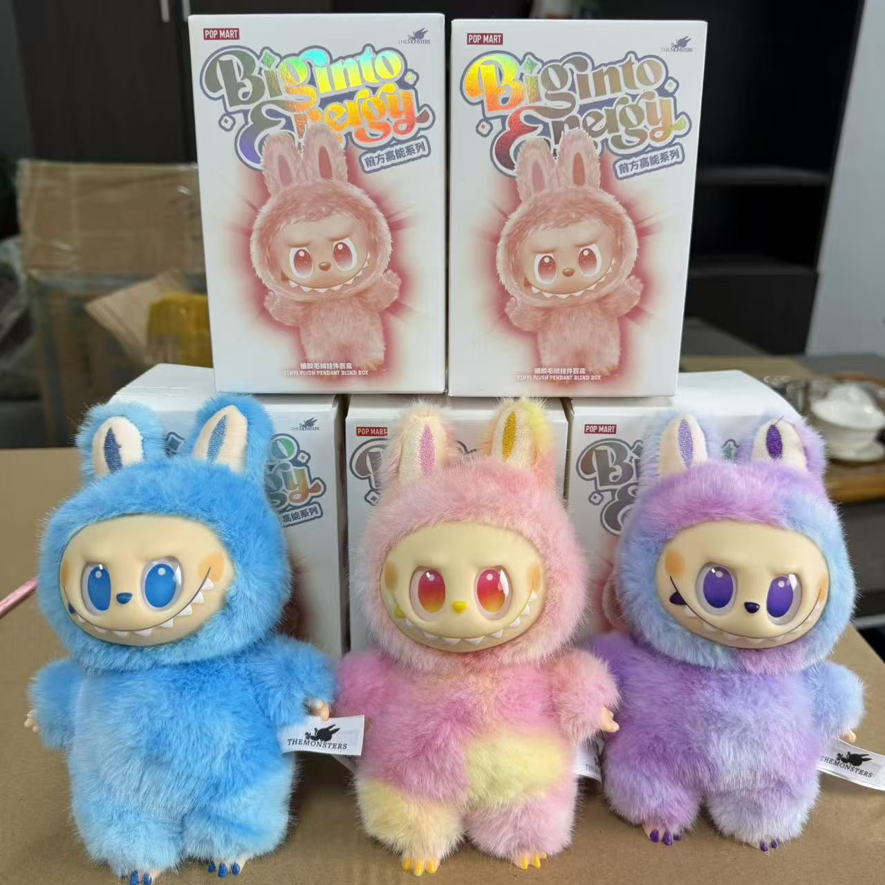 Hot Selling Labubu Generation 3 Cute Plush Doll Keychain Backpack Pendant Pop Mart Trendy Toy Claw Machine Prize In Stock
