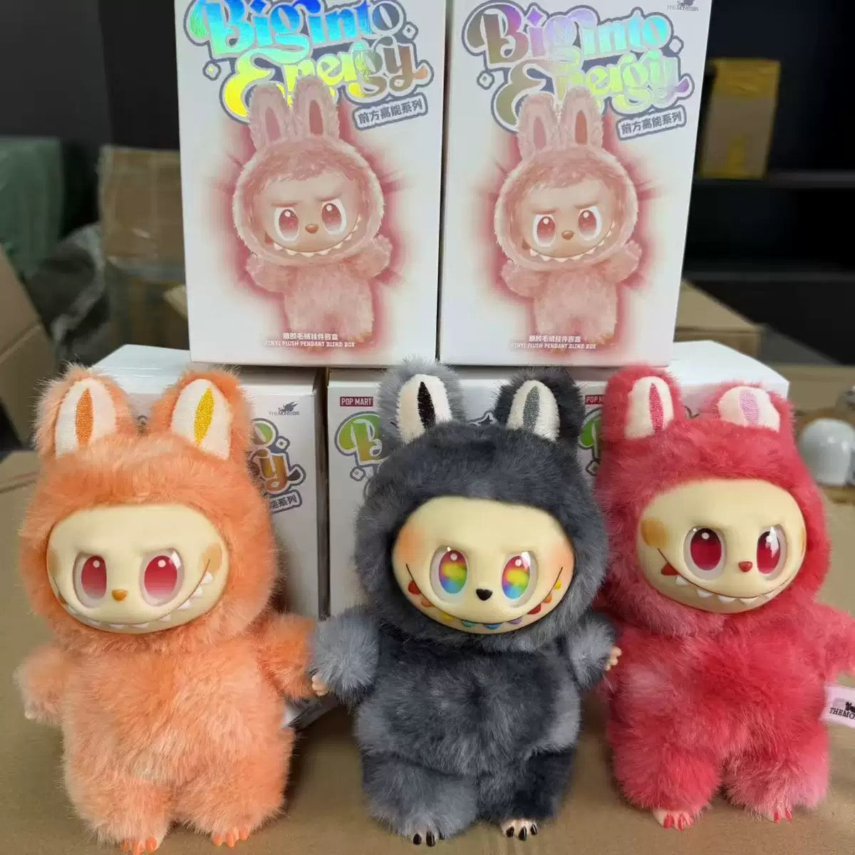 Hot Selling Labubu Generation 3 Cute Plush Doll Keychain Backpack Pendant Pop Mart Trendy Toy Claw Machine Prize In Stock