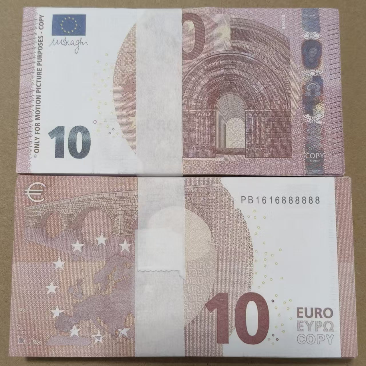 Euro Billets High Quality Paper Party Novelties Euros Props for Festivals-New Year Easter Diwali Halloween Wedding