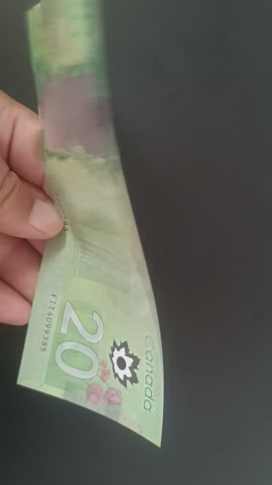 50 Dollar Canadian Prop Banknote for Video Production Paper Commemorative Bill for MV Film and Visual Effects CaD