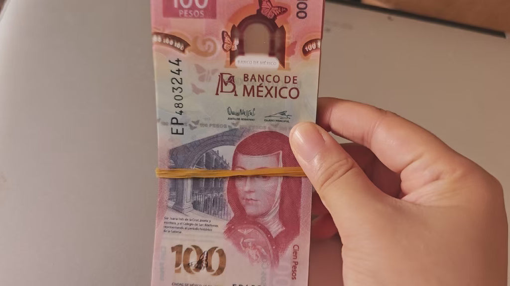 Dinero Falso de Peso Mexicano, para Películas y TV, Decoraciones de Fiestas, Celebraciones del Día Nacional y Año Nuevo